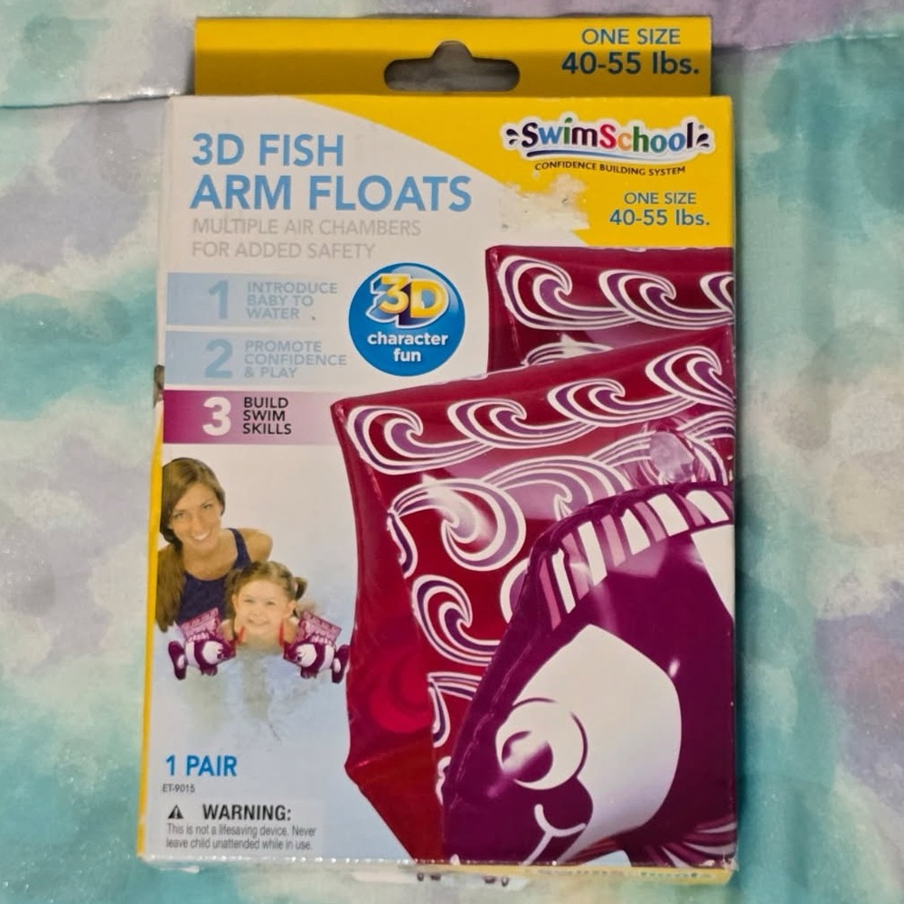 ‼️SUMMER CLEARANCE‼️ SwimSchool 3D Fish Arm Floats